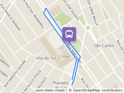 Mapa da parada