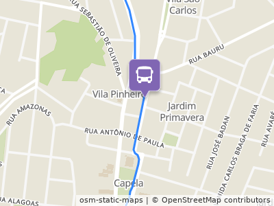 Mapa da parada