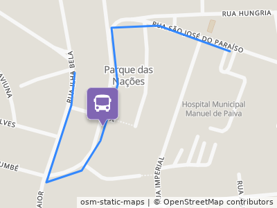 Mapa da parada