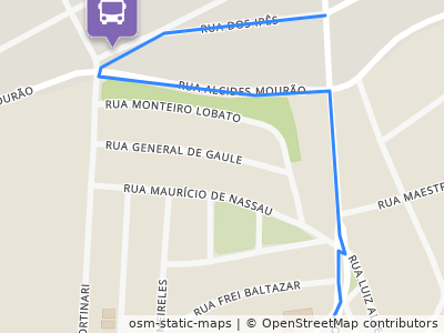 Mapa da parada
