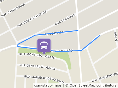 Mapa da parada