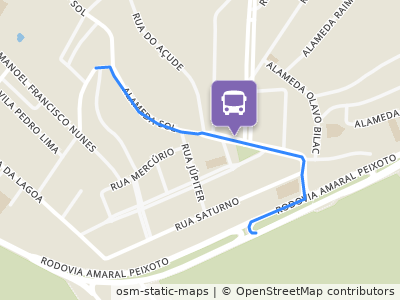 Mapa da parada