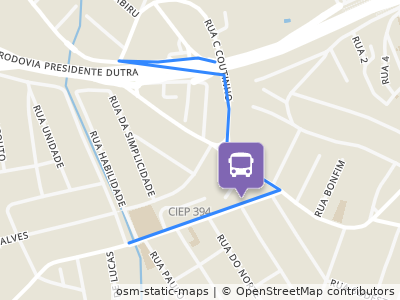Mapa da parada