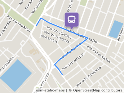 Mapa da parada