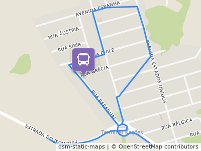 Mapa da parada