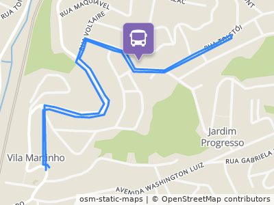 Mapa da parada