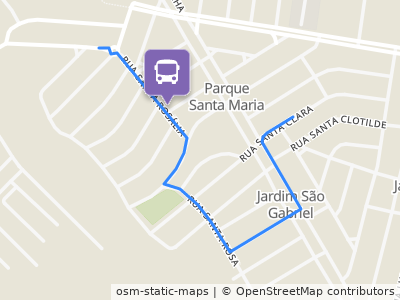 Mapa da parada