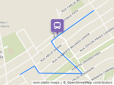 Mapa da parada