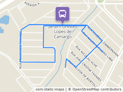 Mapa da parada