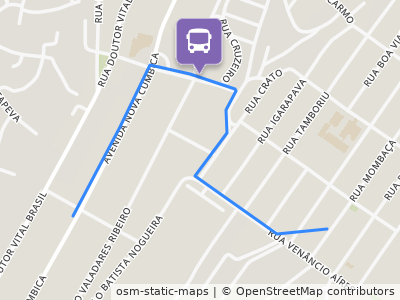 Mapa da parada