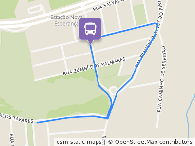 Mapa da parada
