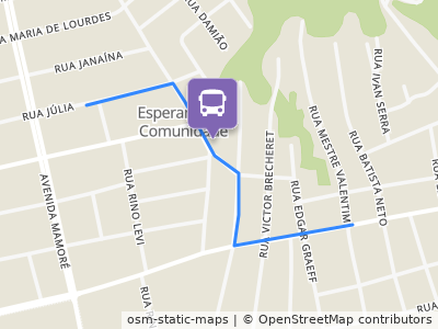 Mapa da parada