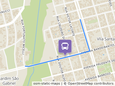 Mapa da parada