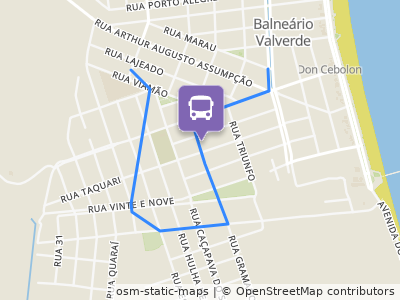 Mapa da parada