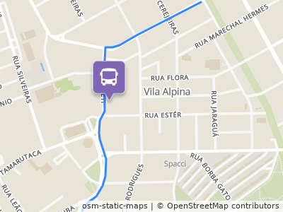 Mapa da parada