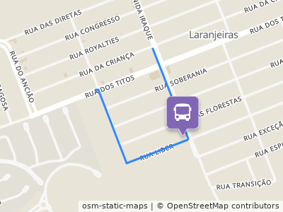 Mapa da parada