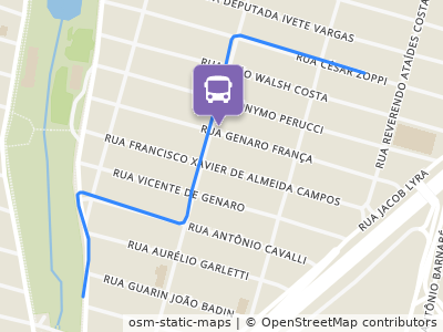 Mapa da parada