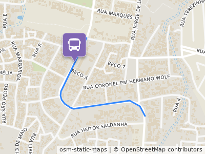 Mapa da parada
