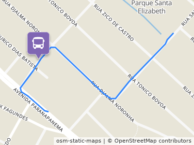 Mapa da parada