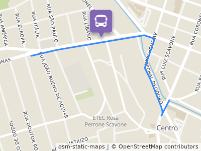 Mapa da parada