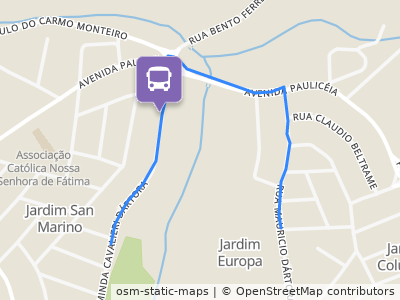 Mapa da parada