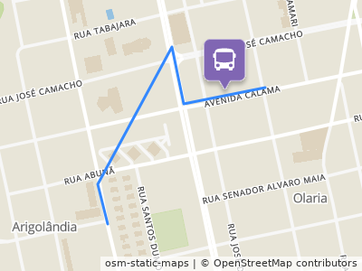 Mapa da parada