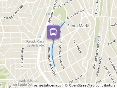 Mapa da parada