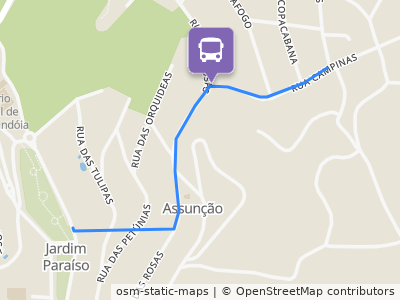 Mapa da parada