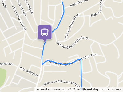 Mapa da parada