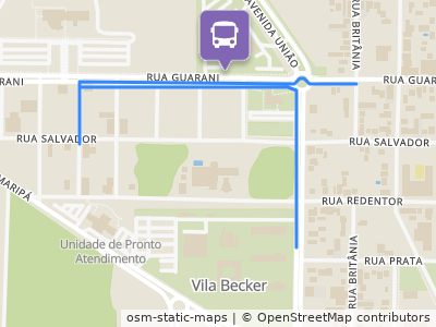 Mapa da parada