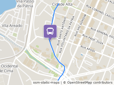 Mapa da parada