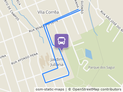 Mapa da parada