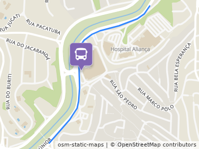 Mapa da parada