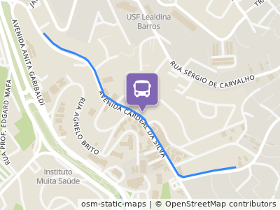 Mapa da parada