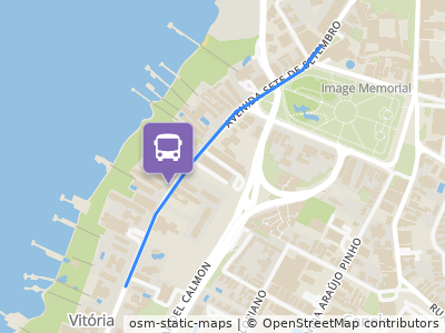 Mapa da parada