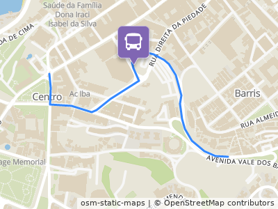 Mapa da parada