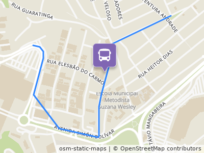 Mapa da parada