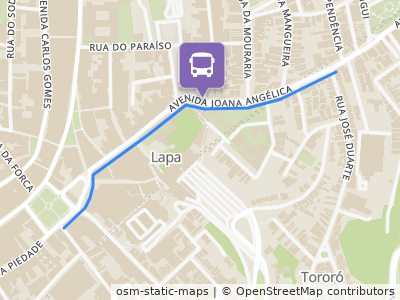 Mapa da parada