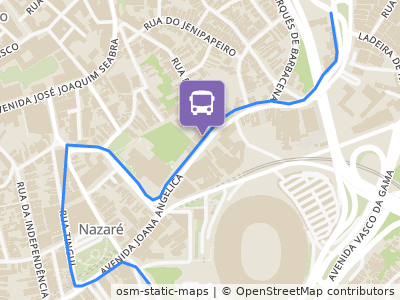 Mapa da parada