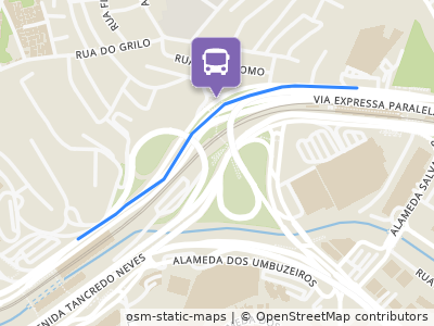Mapa da parada