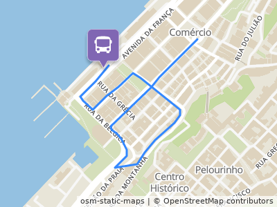 Mapa da parada