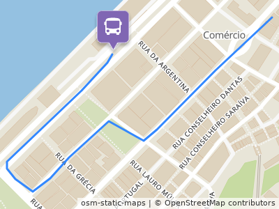 Mapa da parada
