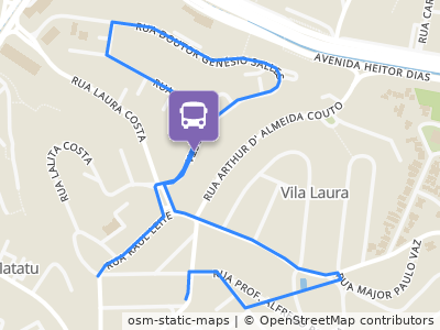 Mapa da parada
