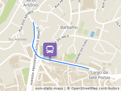 Mapa da parada