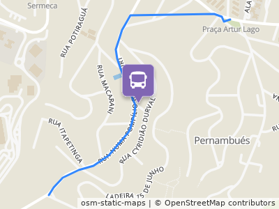 Mapa da parada