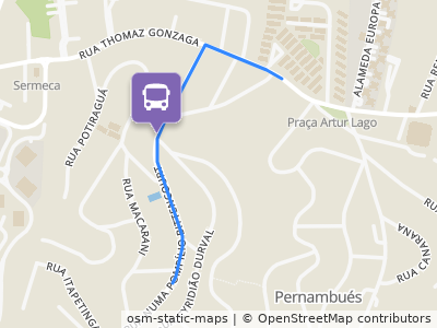 Mapa da parada