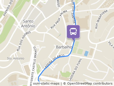 Mapa da parada