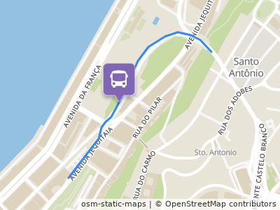 Mapa da parada