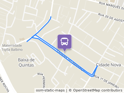 Mapa da parada