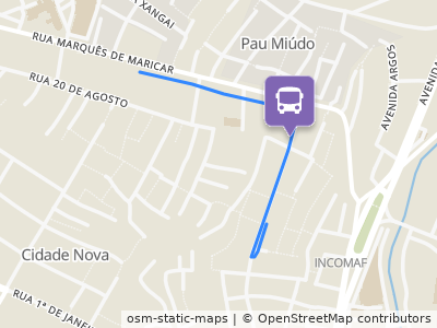 Mapa da parada